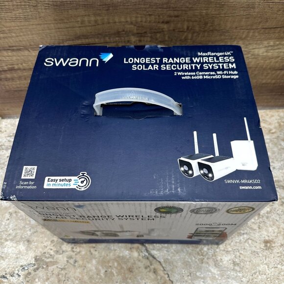 Swann MaxRanger4K Wireless Solar Security Camera System 4K Ultra HD 64GB - Picture 4 of 13